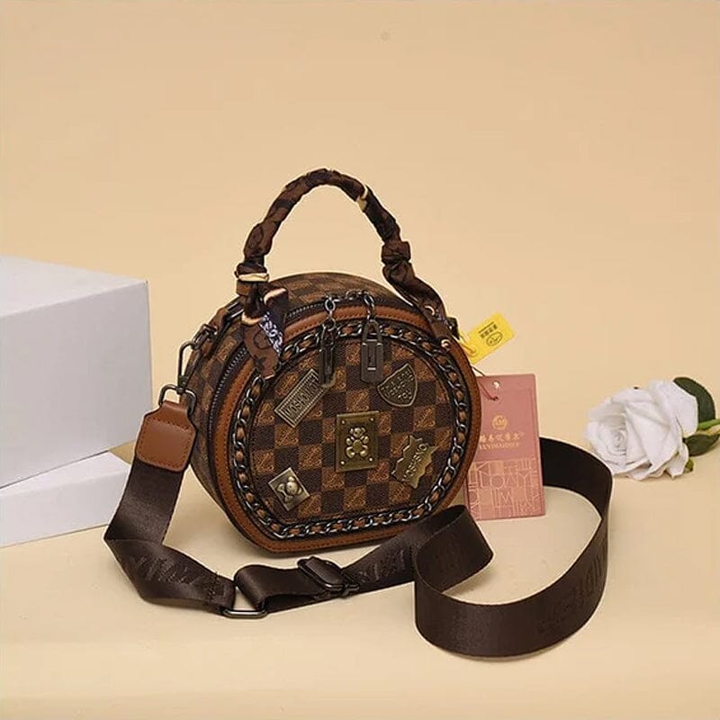 Marlene™ - Ladies leather handbag - Retro leather shoulder bag
