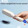 Easycom Self-Cleaning Anti-Static Massage Comb