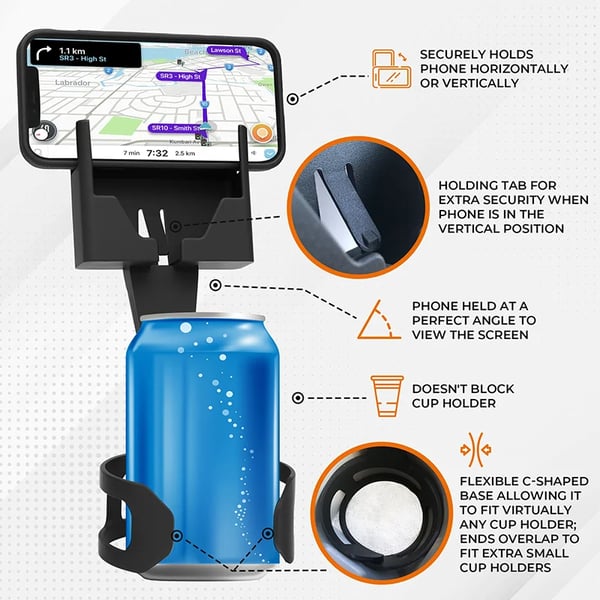 | Lockholder™ Car Phone & Cup Holder
