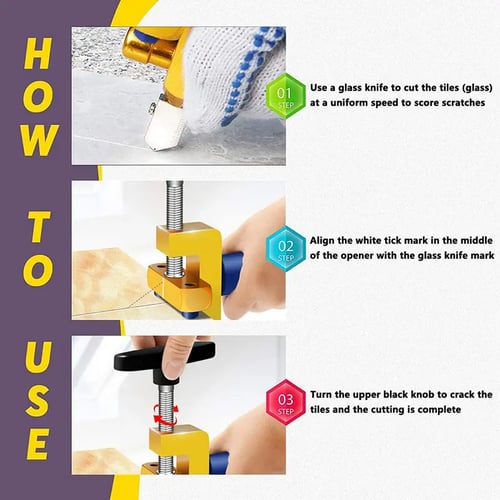 | Vitile™ Professional 2-in-1 Ceramic & Glass Tile Cutter