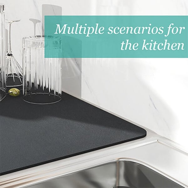 Supremat - New Kitchen Super Absorbent Draining Mat