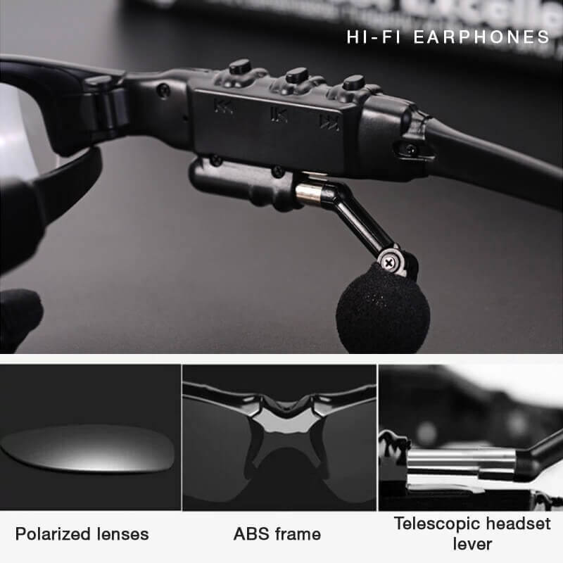 SmartGlasses™ - Smart Bluetooth headset sunglasses