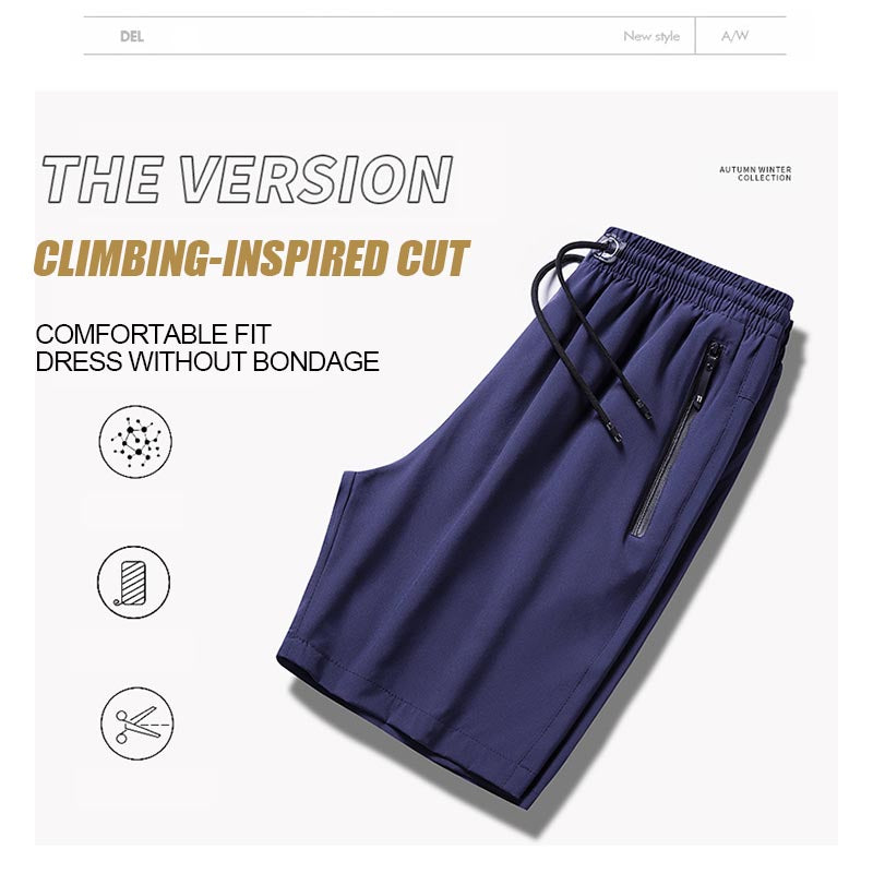 Antonio™️ - Ice Silk Stretch Shorts for men in plus sizes