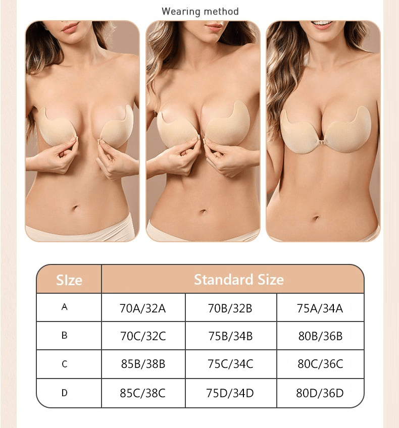 InvisibleCup™ - Breast push-up bra