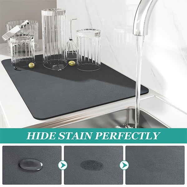 Supremat - New Kitchen Super Absorbent Draining Mat