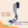ZipMaster Pro | Adjustable zipper foot sewing machine | 1+1 FREE