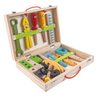 WoodBox™ - Wooden tool set with toolbox - learning and discovery for children!