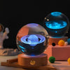 Luminous™ - 3D glowing crystal globe - a night light like no other!