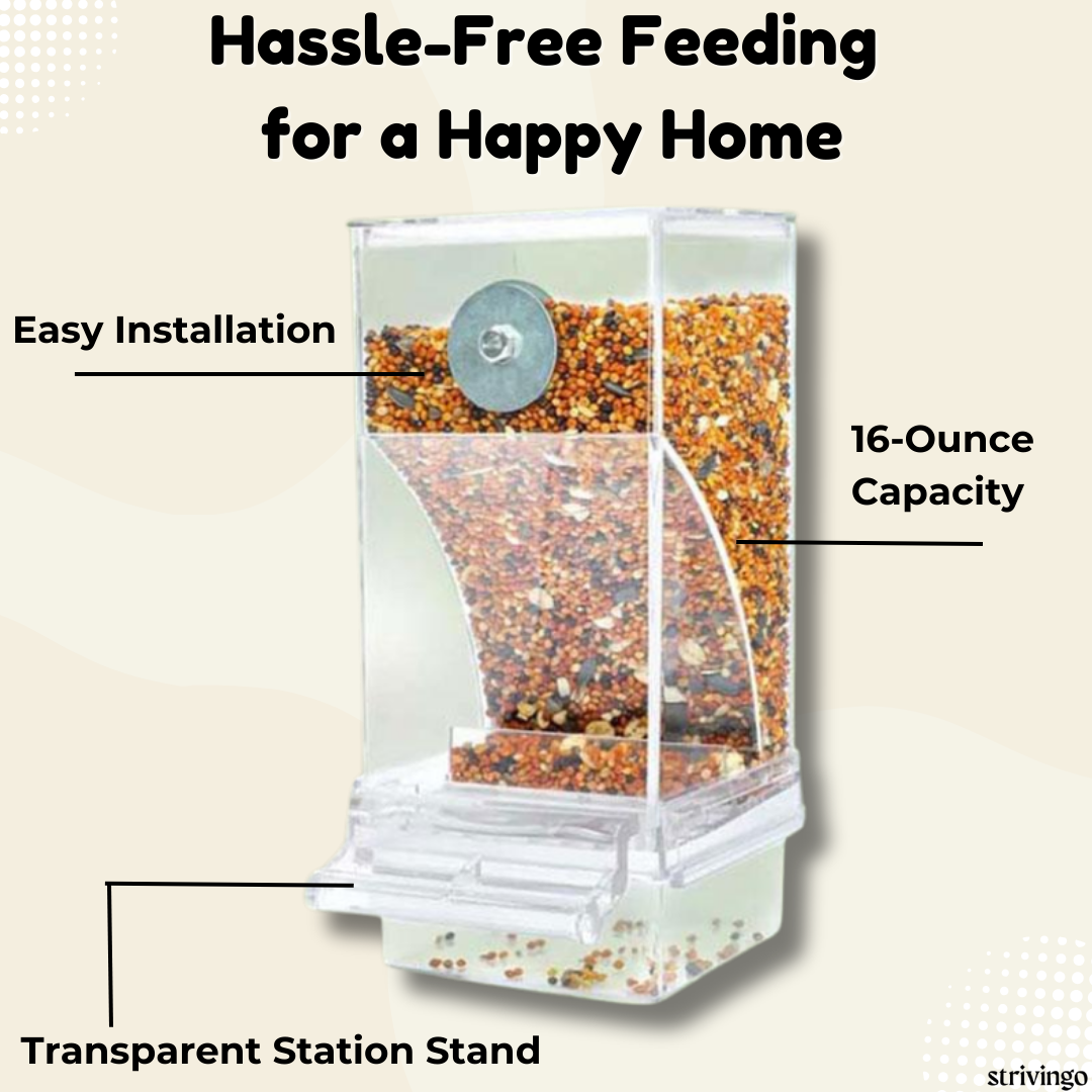 | Autofeed No Mess Automatic Bird Feeder