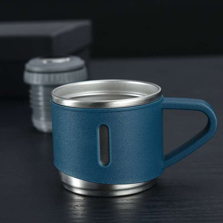 Hot&Cold™ - Stainless Steel Vacuum Thermo Travel Bottle & Mug Set - the ultimate companion for your mobile lifestyle!