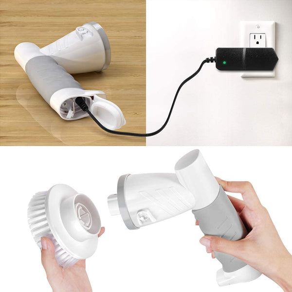 ScrubberPlus™ - Cordless Mini Scrubber - Clean with more power and less effort!