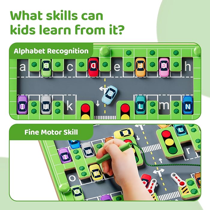 MontiPuzzle™ - Stimulate your child's brain with playful letters and colors!