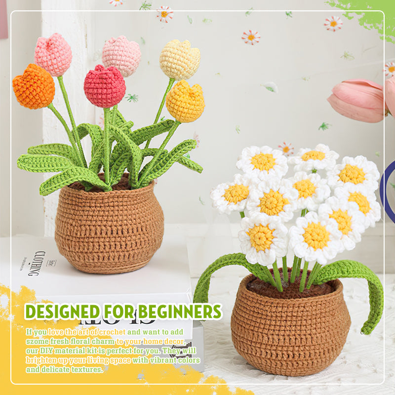 BloomCraft™ - Wool pot plants