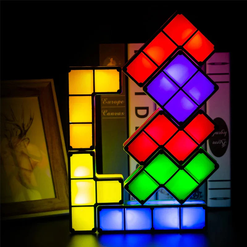 Mood Light Retro Tetris Lamp |