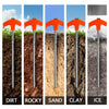 CampPro™ - Heavy-duty, drillable tent pegs for effortless pitching