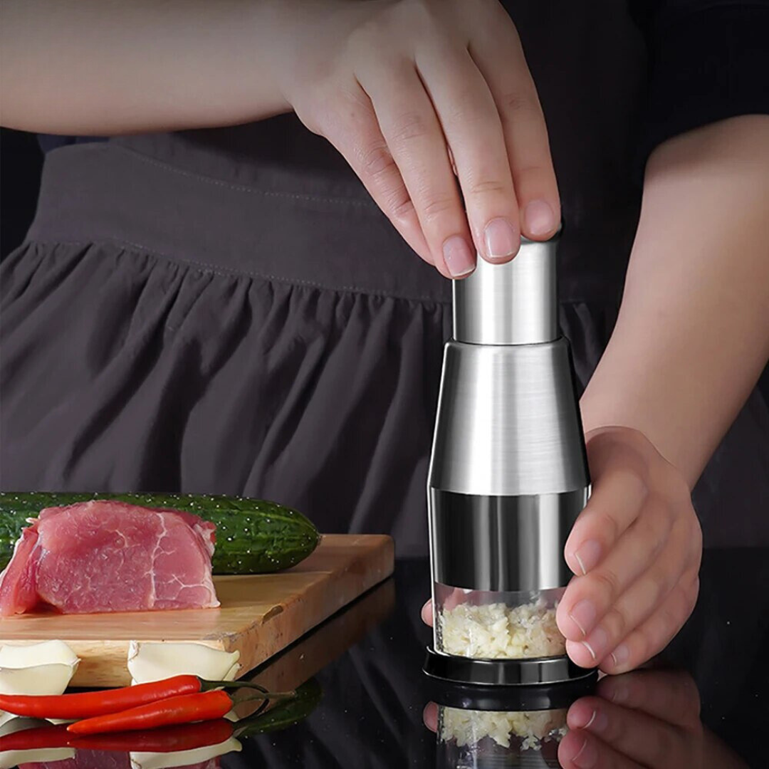 | Easechop™ Hand Press Onion Garlic Chopper