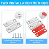 | 2 Sets LatchnShut Ultra-Slim Adhesive Magnetic Door Catch for Seamless Closing