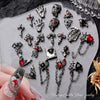 Gothastic 3D Gothic Halloween Nail Charms – Pack of 10