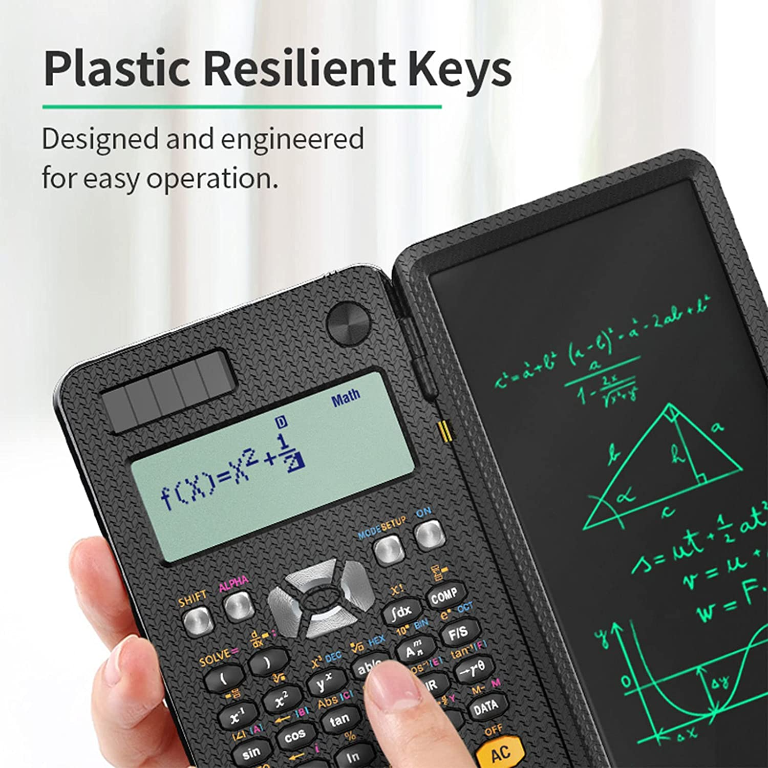 CalcuPad™ - Scientific calculator with writing tablet