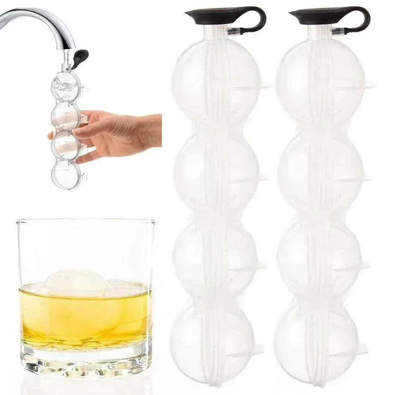 SphereIce™ - 4-cell Ice Hockey Whiskey Ice Molder