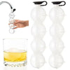 SphereIce™ - 4-cell Ice Hockey Whiskey Ice Molder