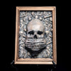 Framaskull 3D Halloween Three Wise Skulls Framed Picture
