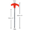 Anchord 8-Inch Screw-In Tent Stakes
