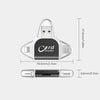 Multiplexor 4-in-1 Universal SD/TF Card Reader