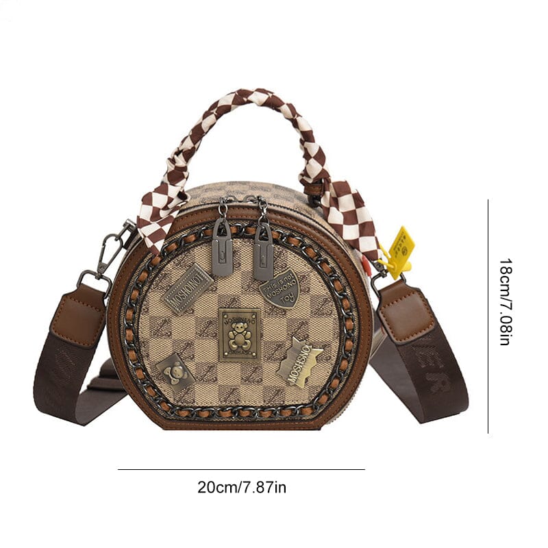 Marlene™ - Ladies leather handbag - Retro leather shoulder bag