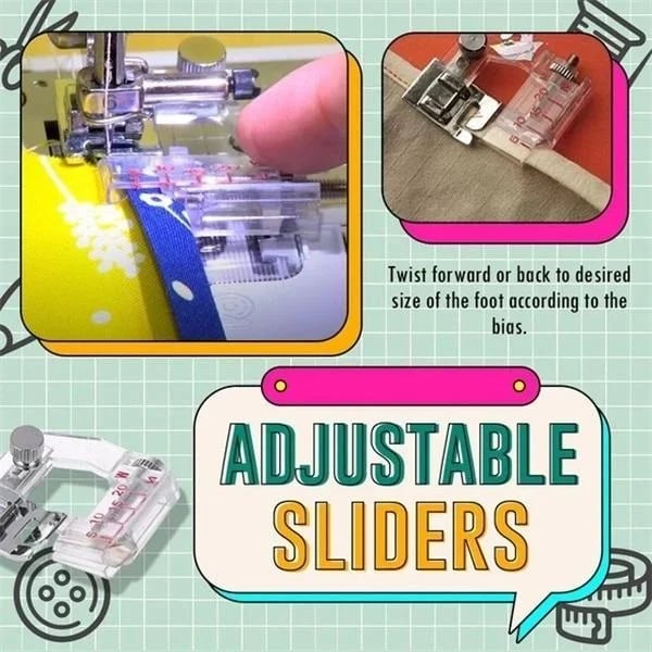 1+1 FREE | AdjustoBind™ | Adjustable bias binding foot