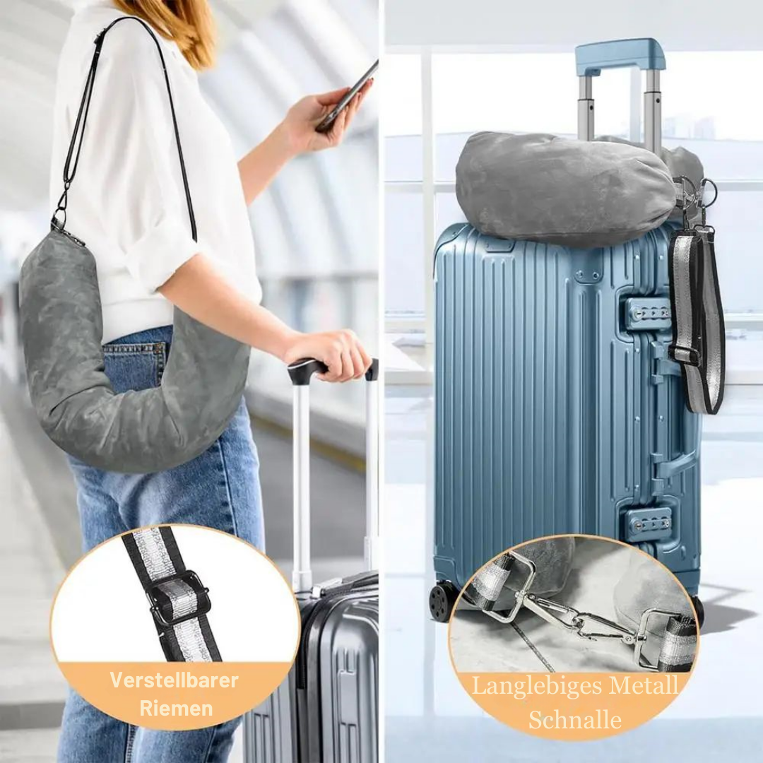 NestyPack - travel pillow storage bag