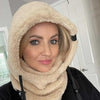 SkiMask™ - Ski mask with sherpa hood