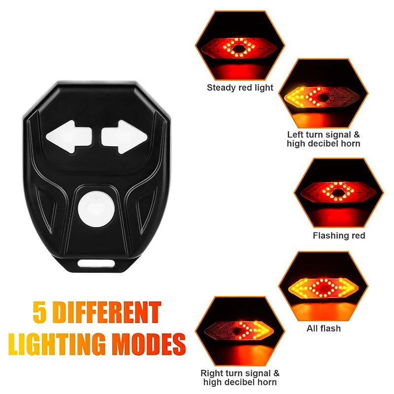 LuminaRide™ - Wireless rear light with signals