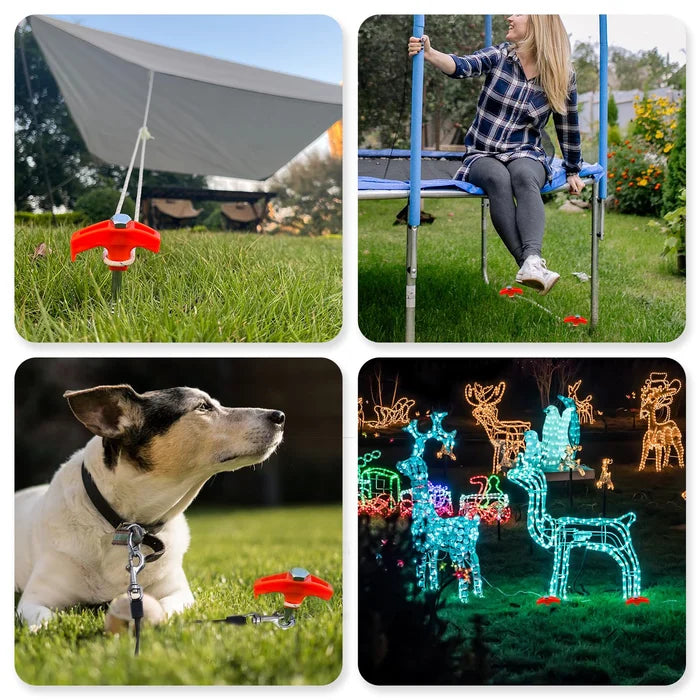 CampPro™ - Heavy-duty, drillable tent pegs for effortless pitching