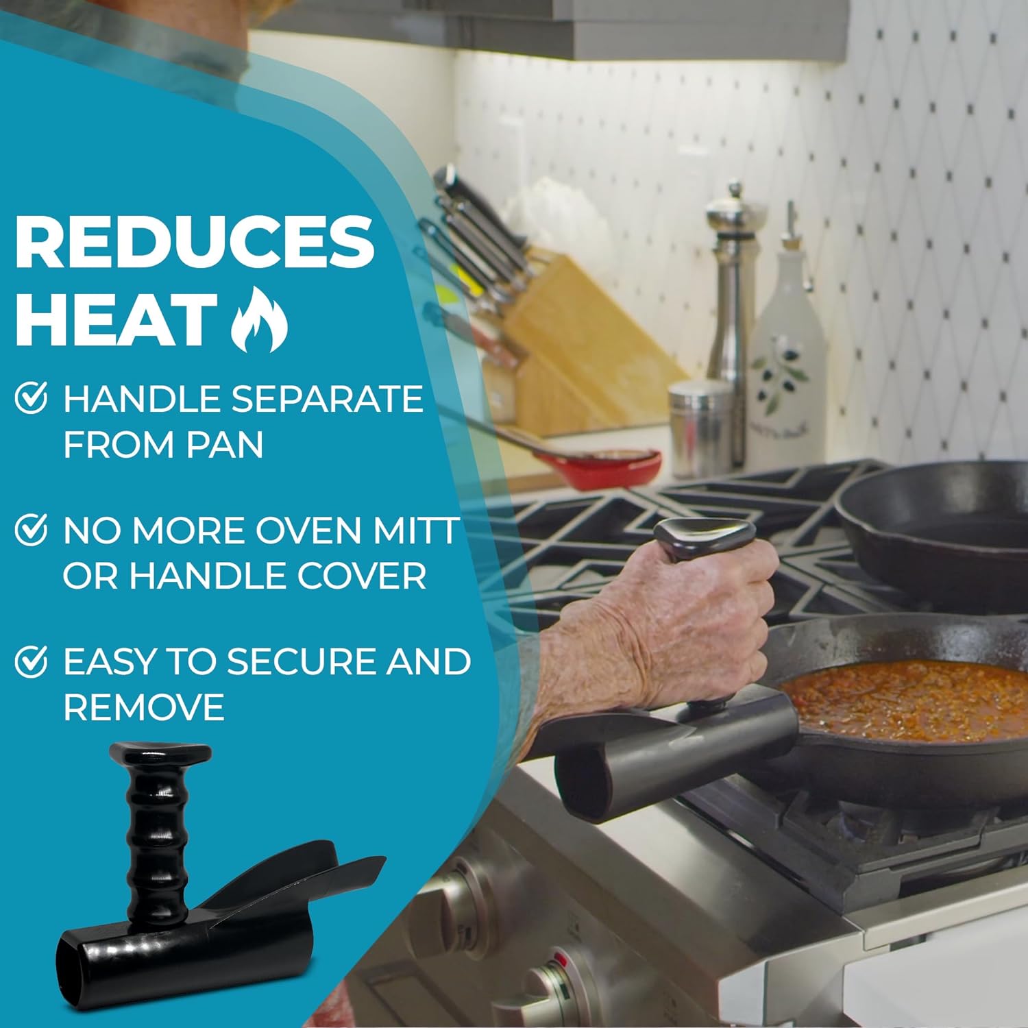 PanBuddy™ - Lift heavy pans with ease!