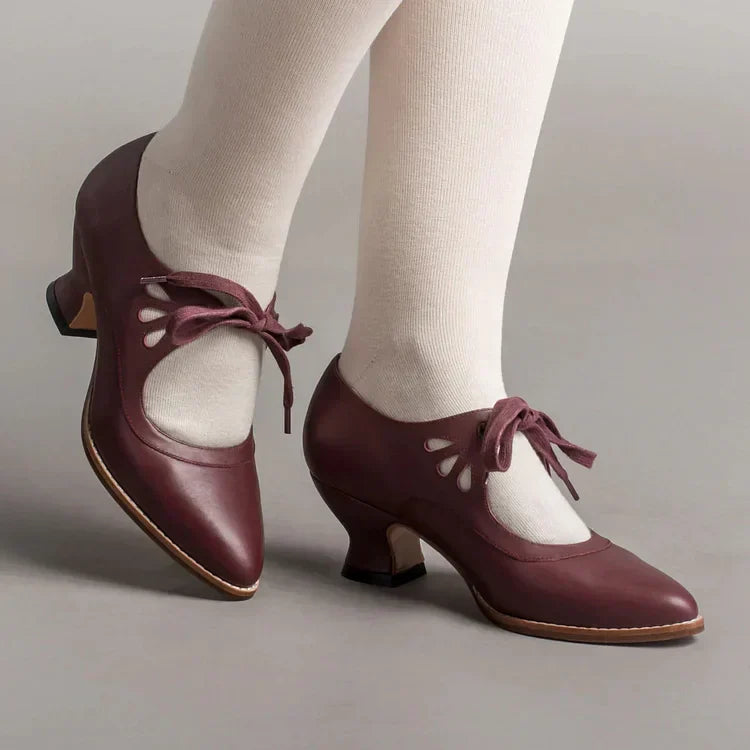Orrie™ - Leather high heel orthopaedic shoes