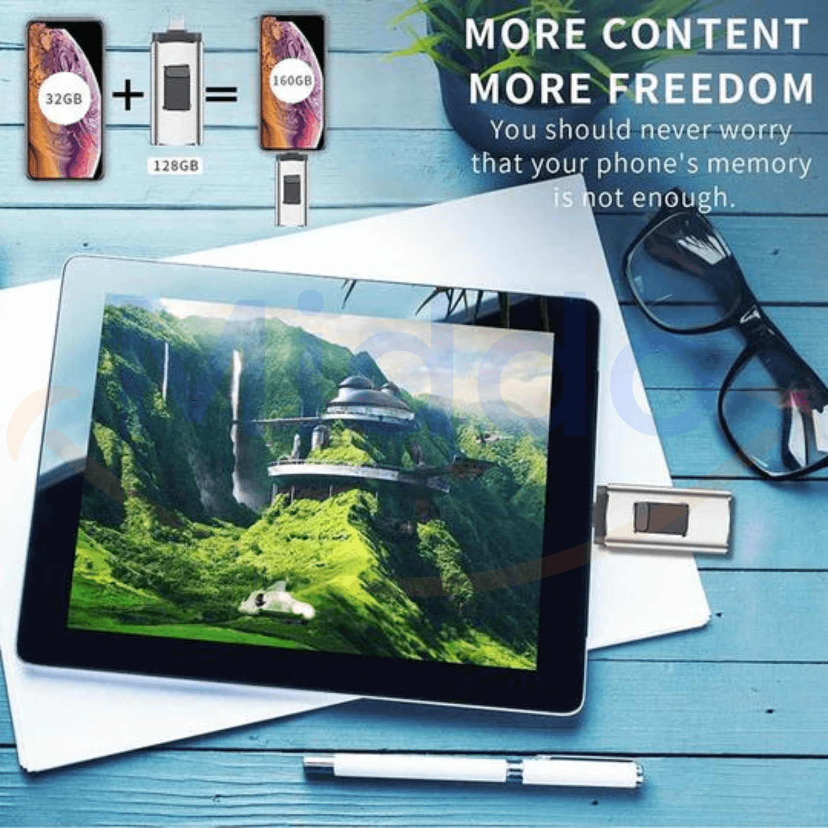 FlashDrive™ - Never have a full phone again with our 4-in-1 flash drive [last day discount]