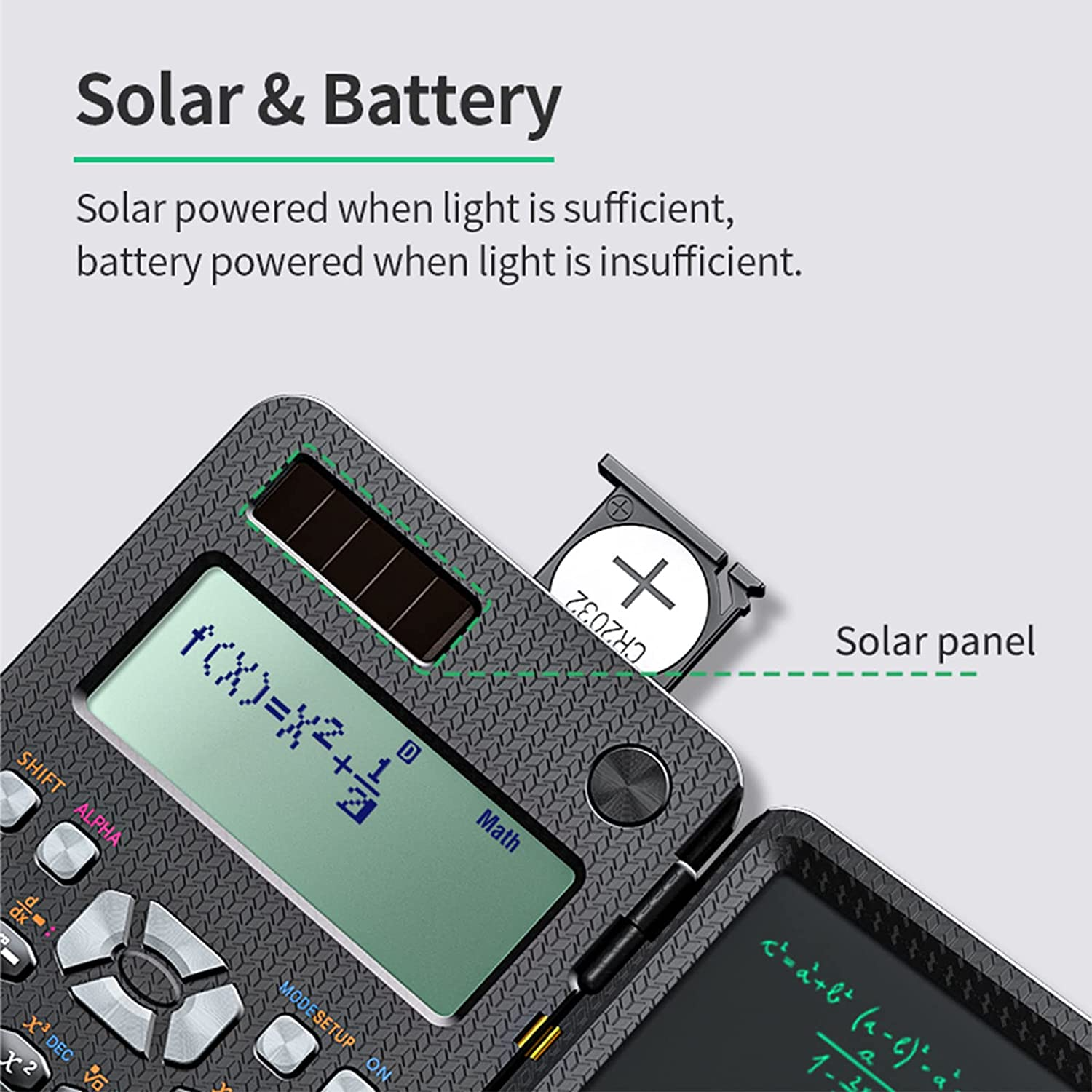 CalcuPad™ - Scientific calculator with writing tablet