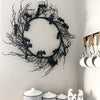 | Haunlit™ Halloween Wreath With Red LED Lights