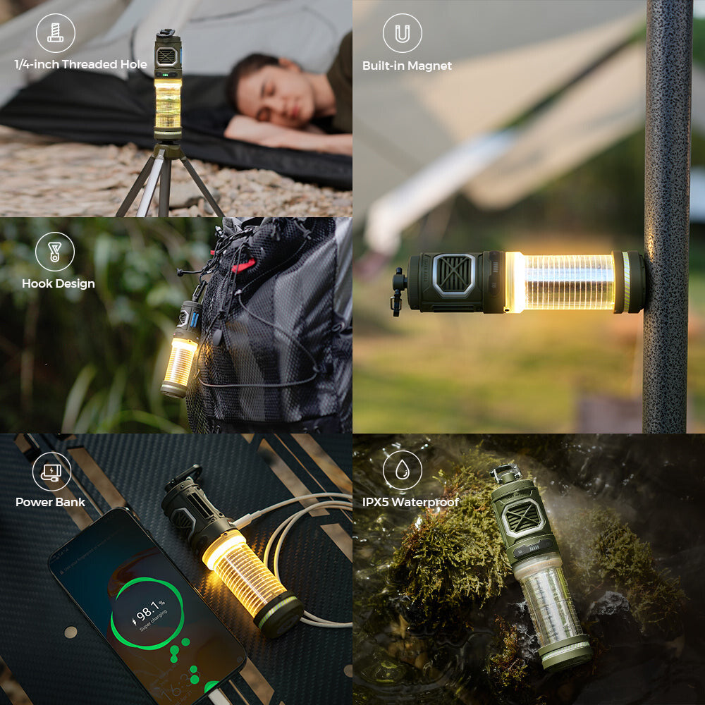 BuzzOff™ - Mosquito repellent with camping lantern [last day discount]