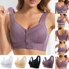 Avallyn Women's Front Closure Lace Bra – Wireless Full Cup for Comfortable Support