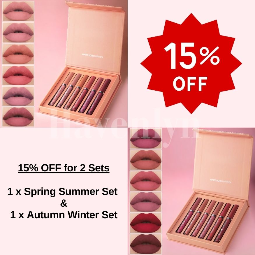 Havenlyn™ - Everlasting Liquid Lipstick Matte (Set of 6)