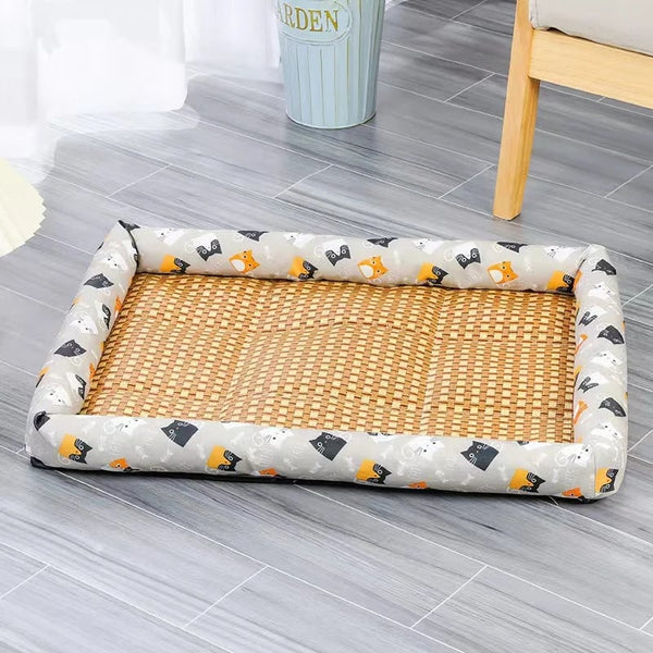 CoolBed™ - Bamboo Cat Bed - Keep your pet cool all summer long!