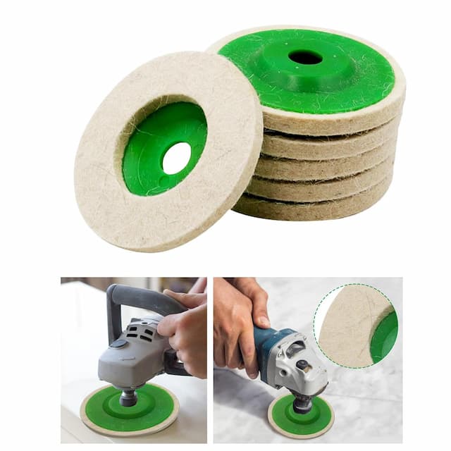 Sinemiao - Wool polishing wheel - Revitalize aged surfaces effortlessly!
