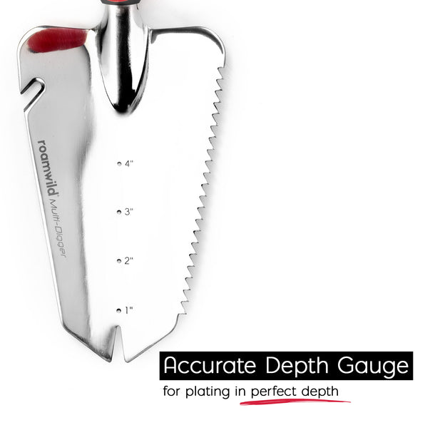 WildRun™ - Multi-Digger Hand Trowel - One tool for all your gardening needs!