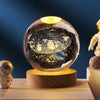 Luminous™ - 3D glowing crystal globe - a night light like no other!