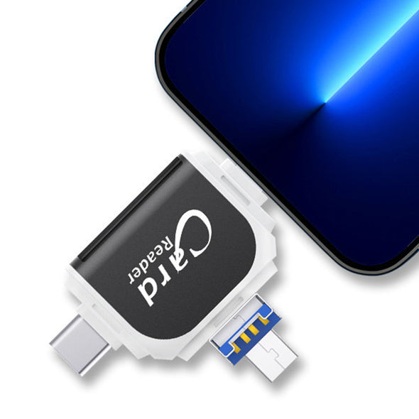 MasterSD™ - 4-in-1 SD TF Card Reader - Easy transfer of photos and videos!