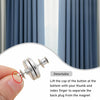 CurtainBuster™ - Magnetic curtain clips - Keep your curtains perfectly in place!