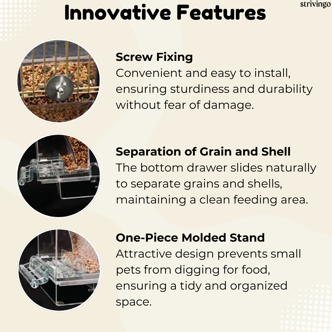 | Autofeed No Mess Automatic Bird Feeder