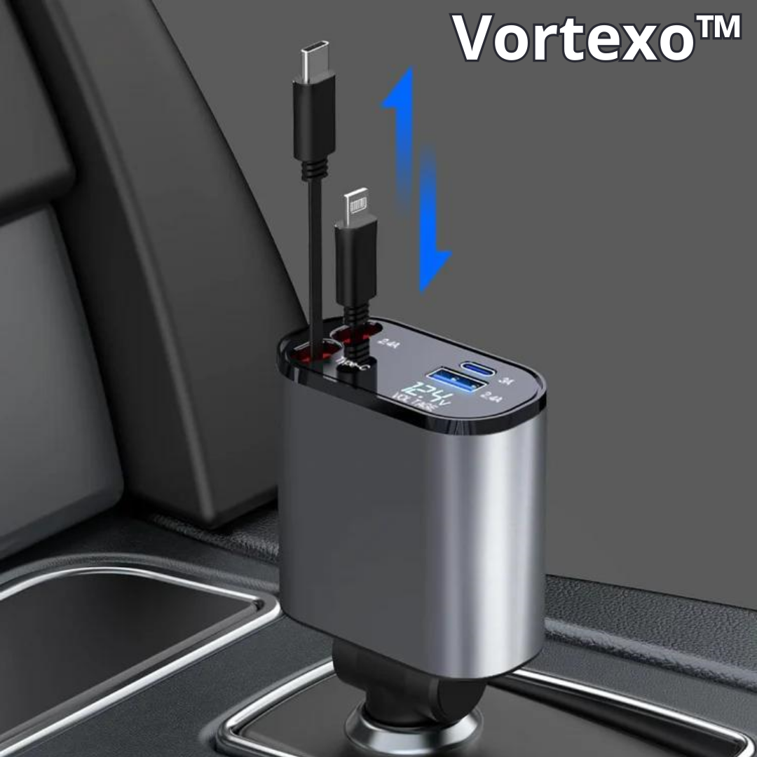 Vortexo™ | 4-in-1 wind-up car charger